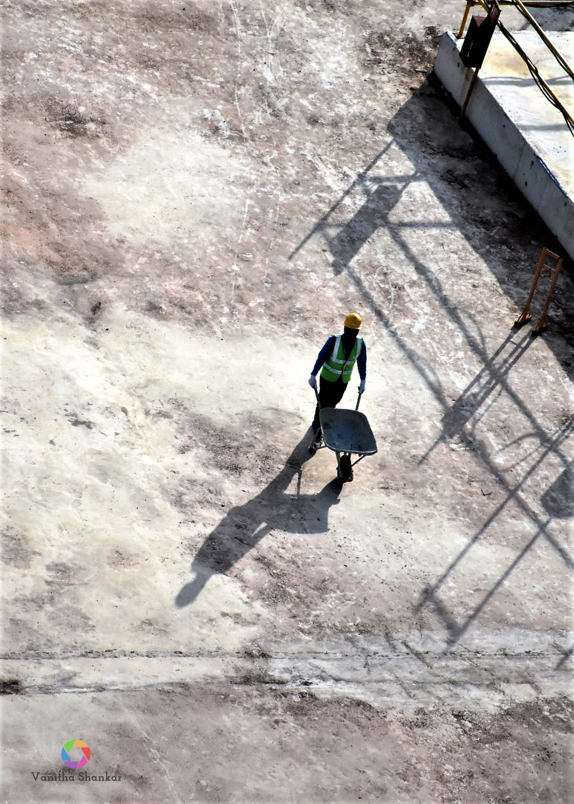 Street setting – Aerial light and shadow